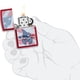 thumbnail image 2 of Encendedor de bolsillo Zippo con diseño de bandera Candy Apple Red, 2 of 3