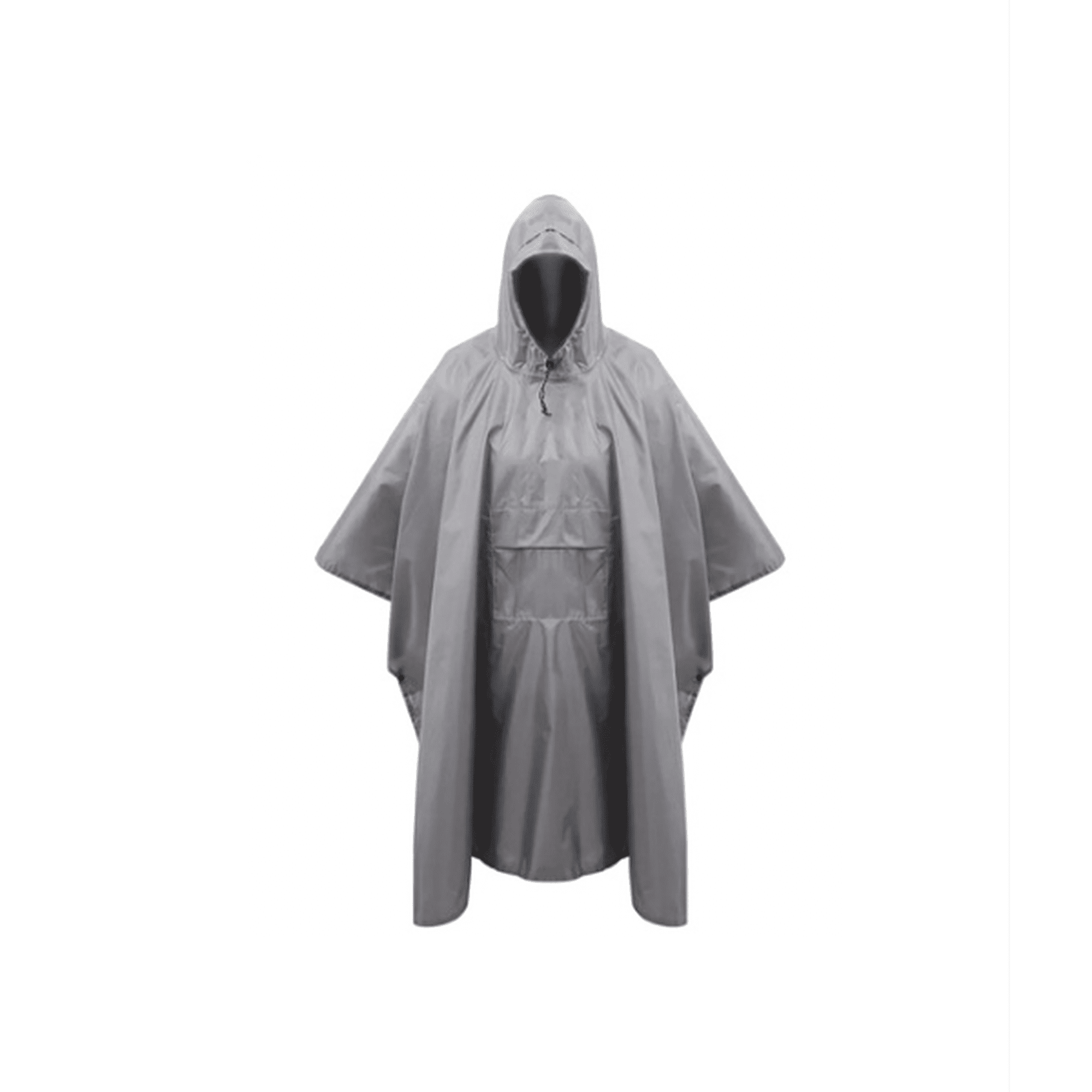 Genérico - Poncho Impermeable Sin Olor Suave, Capa Impermeable 213x142cm Gris