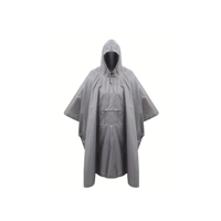 Genérico - Poncho Impermeable Sin Olor Suave, Capa Impermeable 213X142Cm Gris