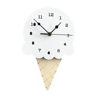 Bothyi - Reloj De Pared Reloj Decorativo De Pared Simple Para Sala De Estar Decoración Del Hogar De Pared Para Niños Blanco