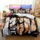 thumbnail image 1 of Japan Anime My Hero Academia Comic Quilt Duvet Cover Set Home Textiles 3-Piece Bedding Set, 1 of 4