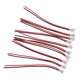 thumbnail image 3 of 5 Pares Blanco 51005 Conector De 2 Pines Macho Y Hembra Con Cable De Alambre De 100 Mm, 3 of 3