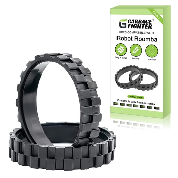 Llantas de reemplazo Garbage Fighter para Roomba serie 500-900