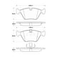 thumbnail image 2 of Pastillas Freno para auto BMW 525d 2003-2010 Delantero, 2 of 4