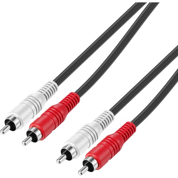 Cable Audio RCA Estéreo Best Buy Essentials 6 pies Negro