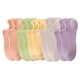 thumbnail image 1 of Calcetines finos de cintura baja para mujer, transpirables, de algodón de color liso., 1 of 5