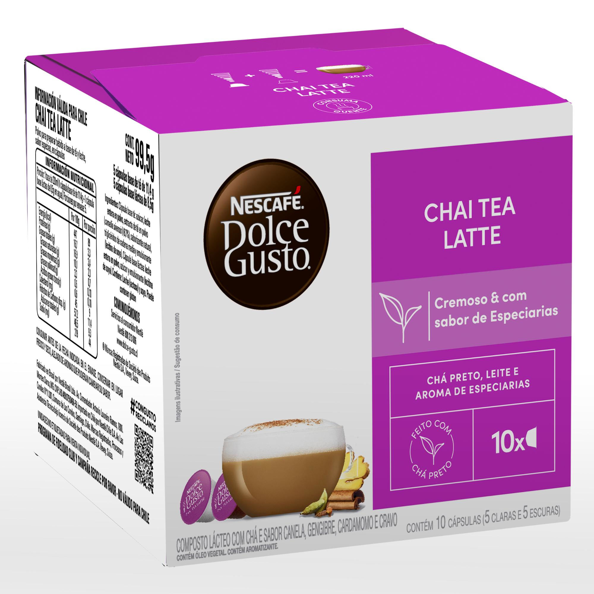 Nescafé - Té Dolce Gusto Chai Tea Latte 10 Tazas