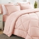 thumbnail image 4 of Juego de edredón CozyLux King con sábanas, 7 piezas, color rosa rubor, 4 of 8