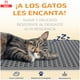 thumbnail image 2 of Alfombra Atrapa Arena De Gatos Tapete Arenero Michis 60x45cm Gris, 2 of 9