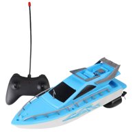 Bothyi - Barco Rc Inalámbrico Electrónico Alimentado Por Batería Para Niños Adultos Niños Azul