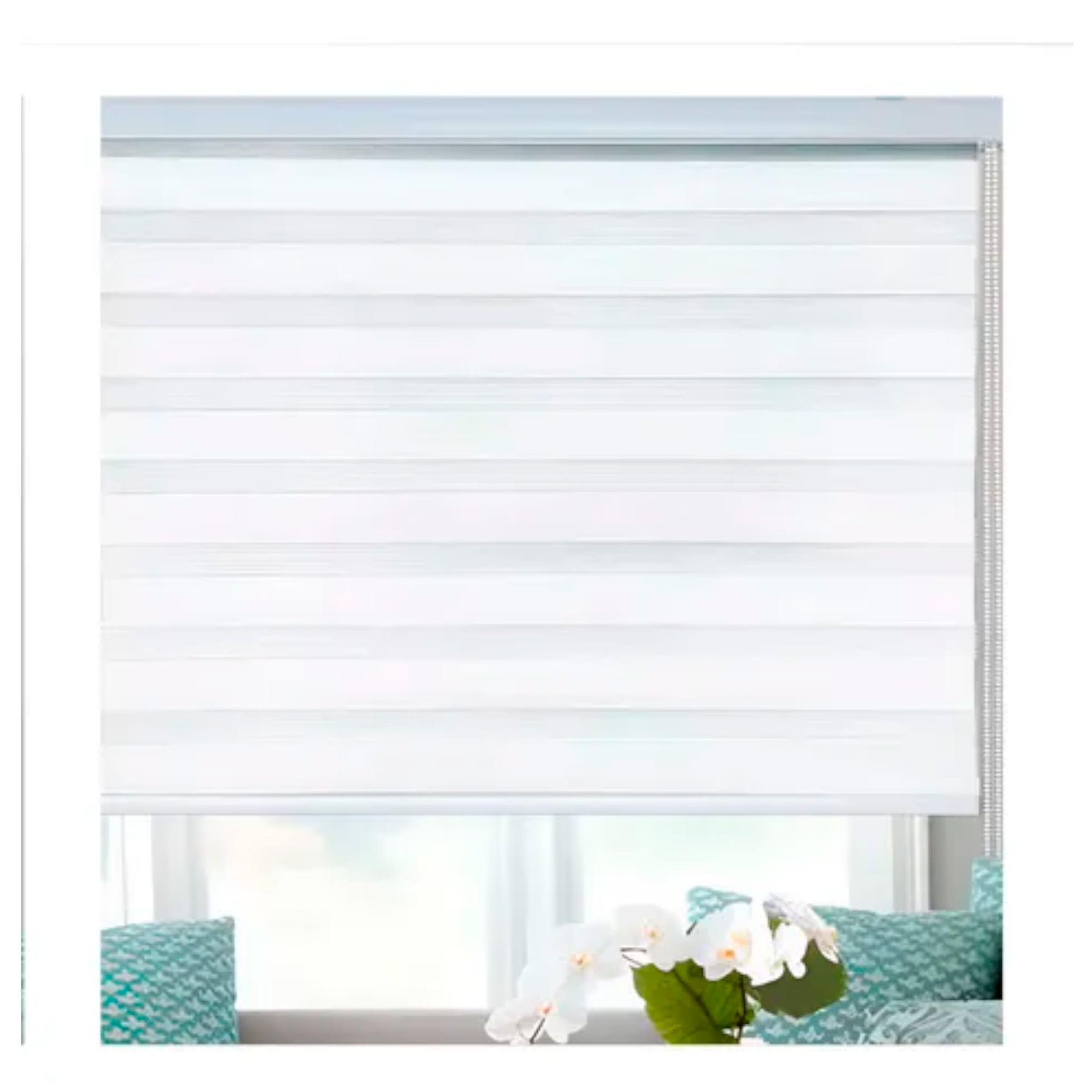 Beiti - Cortina Roller Duo Zebra Día Y Noche 120 X 200 Colores Aspor