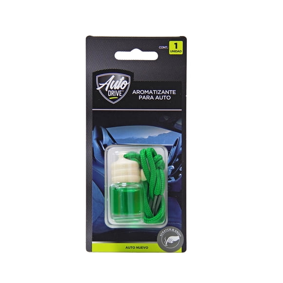 Aromatizante botella colgante auto nuevo 1u