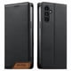 thumbnail image 1 of Funda Tipo Cartera de Cuero Sintético para Samsung Galaxy A14 Bloqueo RFID, con Ranuras para Tarjetas y Bolsillo para Efectivo, Cierre Magnético Fuerte Negro, 1 of 6