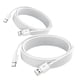 thumbnail image 1 of Pack de 2 cables Car Carplay para iPhone 17 Air/15/16 16e 17e, 1 of 5
