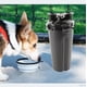 thumbnail image 4 of Vaso de viaje para perros y gatos, 2 en 1, para agua y cereales, con dos cuencos plegables, portátil para viajes al aire libre, color negro, 4 of 6