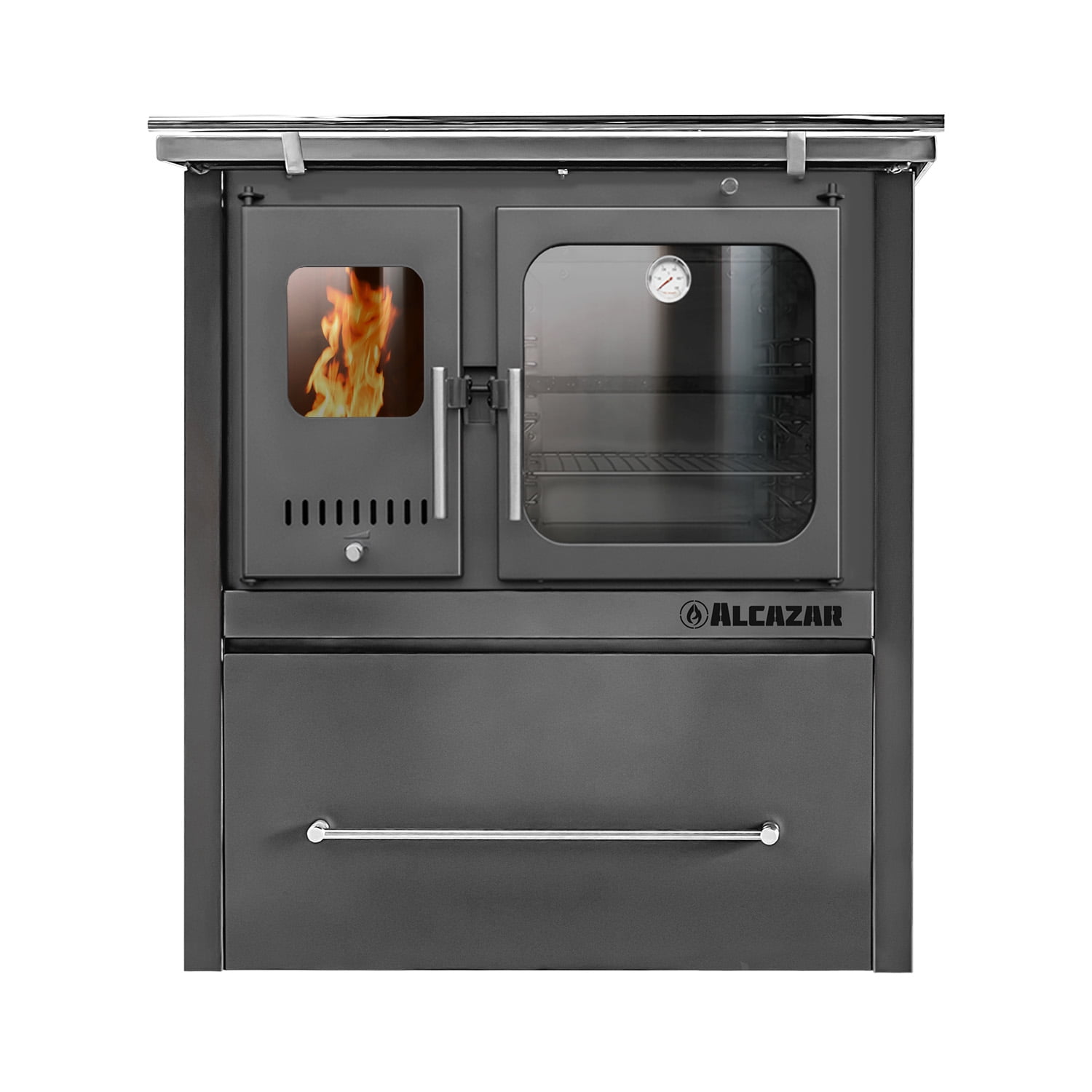 Alcazar - Cocina A Leña Europea M70 Gris