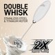 thumbnail image 3 of Espumador de Leche Zulay Kitchen Doble Batidor Blanco, 3 of 8