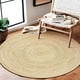thumbnail image 3 of Alfombra KEMA de yute trenzada, redonda, 150 cm, resistente a las manchas, 3 of 7