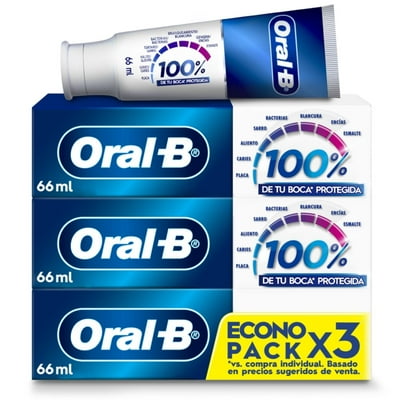 Pasta De Dientes Oral-B 100%, 3 Un