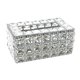 thumbnail image 5 of Caja De Pa?uelos De Cristal Almacenamiento De Papel Mesa Para El Hogar Soporte Para Caja De Hotel Plata, 5 of 5