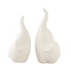 thumbnail image 4 of 2x Figurado De Elefante Escultura De Mesa Linda Para Mantel Decorative Baño Blanco, 4 of 5