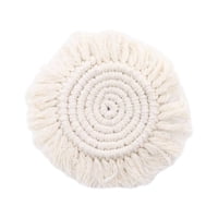 Bothyi - Manteles Individuales Tejidos Lavable Antideslizante Mesa De Comedor Resistente Al Calor Blanco Bohemio