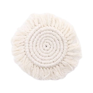 Bothyi - Manteles Individuales Tejidos Lavable Antideslizante Mesa De Comedor Resistente Al Calor Blanco Bohemio