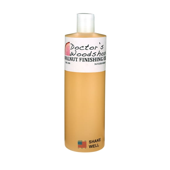Aceite de acabado de nogal Doctor's Woodshop 473 ml apto para alimentos