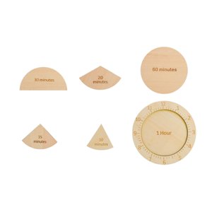 Magideal - De Cognición De Tiempo Montessori Apilable Educación Temprana Aprendizaje De Números Multifunción Para Niños Preescolar Niñas Niños