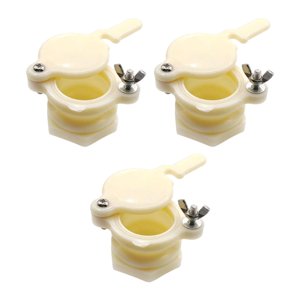 Bothyi - 3 Piezas Válvulas De Compuerta De Miel Herramienta De Apicultura Resistente Para Apicultores De Jardín Granja Blanca