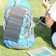 thumbnail image 2 of Cargador solar de 25000 mAh, batería externa portátil con 4 paneles, resistente al agua, con 2 puertos USB, ideal para acampar al aire libre, para teléfonos y tabletas Cisea, 2 of 5