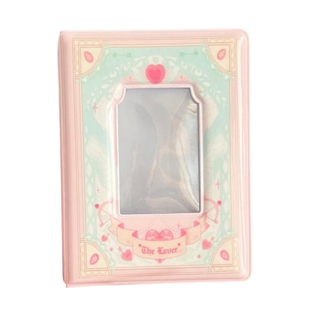 Portatarjetas de fotos de 3 pulgadas, carpeta de libros, Mini álbum de fotos, Mini álbum de fotos, sesión fotográfica para cámara instantánea, tarjeta Estilo O