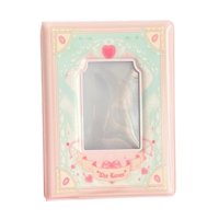 Magideal - Portatarjetas De Fotos De 3 Pulgadas, Carpeta De Libros, Mini Álbum De Fotos, Mini Álbum De Fotos, Sesión Fotográfica Para Cámara Instantánea, Tarjeta Estilo O