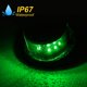 thumbnail image 4 of Luz LED de navegación para barcos Senux rojo/verde para pontón, 4 of 7