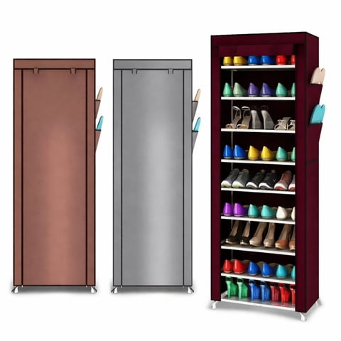 Genérico - Zapatero Organizador De Zapatos 9 Pisos 30 Pares Con Funda