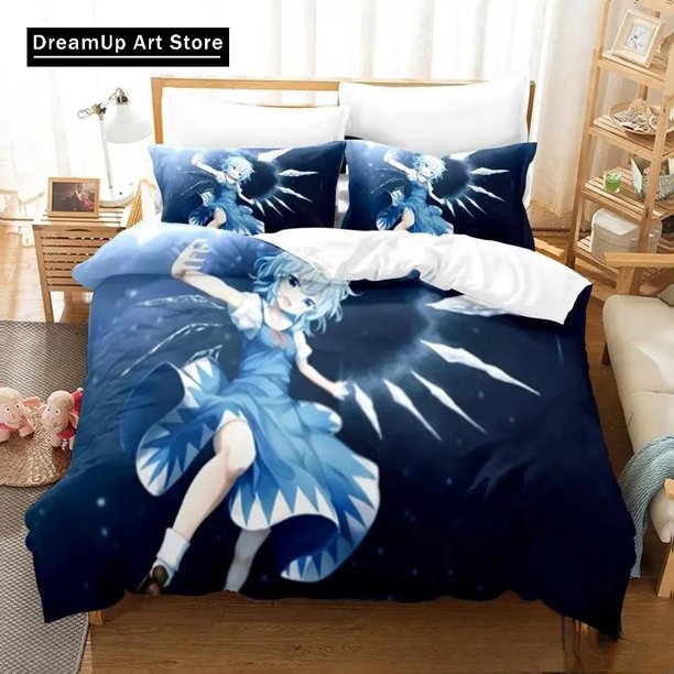 Game Touhou Project Bedding Set Duvet Cover Bed Set Quilt Cover Pillowcase Comforter Boys Adult