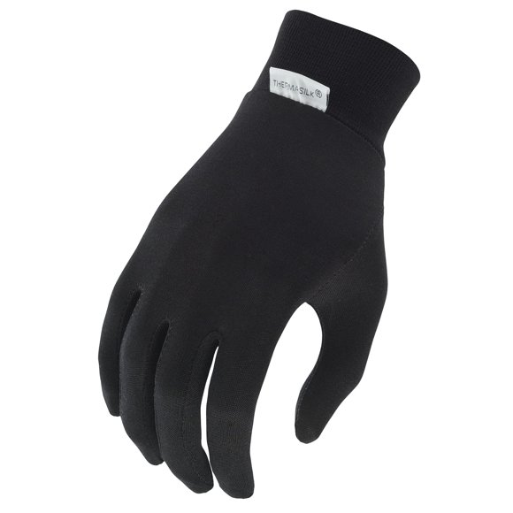 Guantes Terramar Thermasilk Mediano Negro Forro