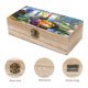 thumbnail image 3 of Pikmin Caja Organizadora de Madera Rústica - Caja Decorativa Multifuncional para Escritorio, Hogar, Oficina, Joyas y Manualidades, 3 of 6