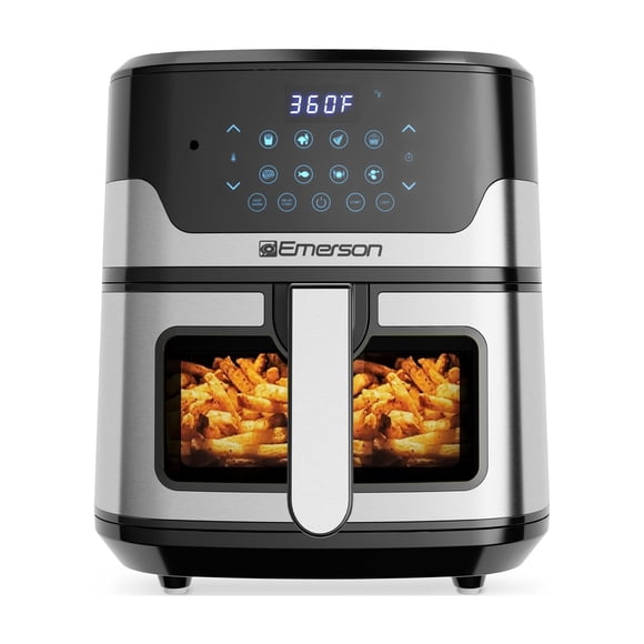 Freidora de aire Emerson SmartVoice 5.3QT 1500W 6 en 1