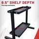 thumbnail image 2 of Estante de almacenamiento para pesas rusas Lifeline Fitness, acero de gran calibre, 2 of 5