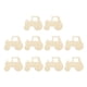 thumbnail image 2 of 20Pack Tractores en blanco Recorte Chips de madera Scrapbooking Embellecimiento Artesanía, 2 of 3