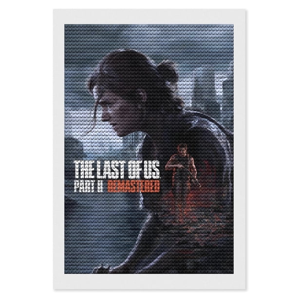 The Last of Us Kits de Pintura de Diamantes para Adultos 5D DIY Diamond Art Kits Full Drill Diamond Dots para Regalo Decoración de Pared y Relajación Artes de Gemas 20*30cm