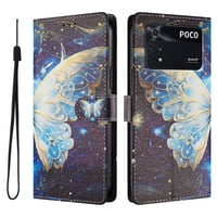 Foxdock Funda Tipo Cartera Para Xiaomi Poco M4 Pro 4G Con Soporte Y Correa – Diseño De Patrones Lindos