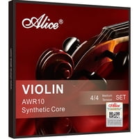 Set De Cuerdas Alice Para Violín Synthetic Core