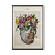 thumbnail image 1 of Cuadro Poster Enmarcado Corazon Y Flores Decorativo, 1 of 1