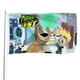 thumbnail image 1 of Johnny Test Bandera impresa con temática, regalo perfecto para fanáticos, amigos y familiares, y adecuada para actividades al aire libre e interiores, decoraciones de fiesta. 90 cm × 150 cm., 1 of 6