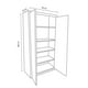 thumbnail image 3 of Closet Armario Metálico 2 puertas 90x45x180cm Airhouse, 3 of 5