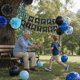 thumbnail image 2 of Decoración de Cumpleaños ANSOMO Azul y Negro, 30 Globos, 2 of 3