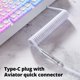 thumbnail image 4 of Cable USB‑C Enrollado GUNMJO 1,5 m Blanco Tipo Aviador, 4 of 7