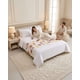 thumbnail image 2 of Piecera Manta de Cama Texturizada con Bordado Botanico, 2 of 7